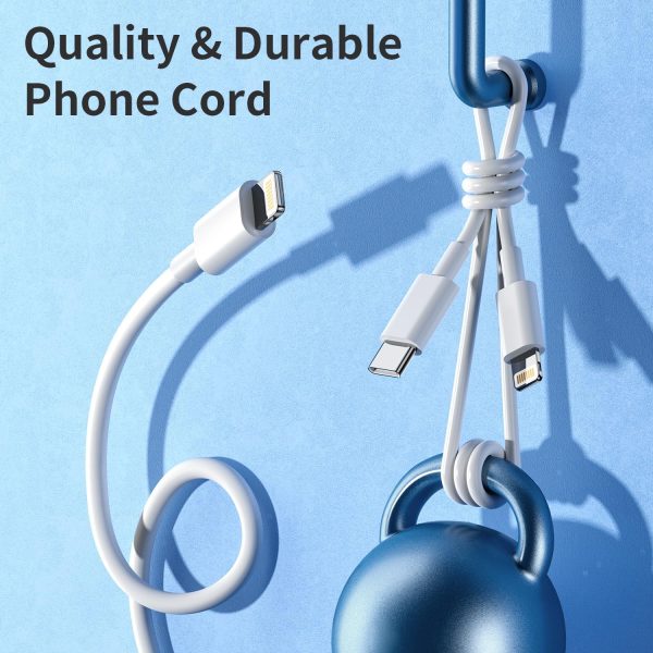 USB C Charger [MFi Certified] iPhone Charger Fast Charging 3Pack 20W Type C Wall Charger Block with 6FT USB C to Lightning Cable Compatible with for iPhone 14Pro/13 Pro/12 Pro Max/11/XS Max/XS/XR/X/8 - Image 5